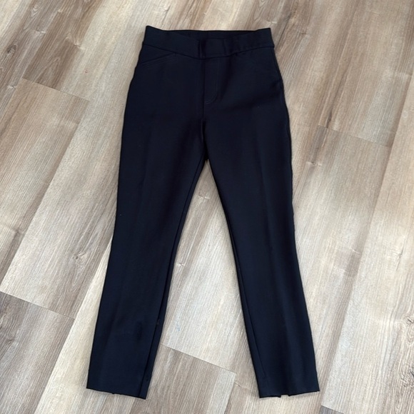 SPANX The Perfect Pant Ankle Back Seam Skinny Black Pants Size Small Retail $148 - Picture 2 of 13